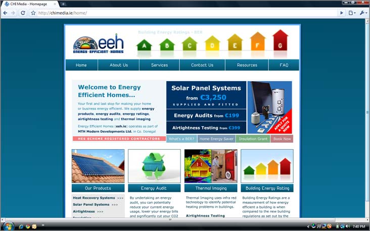 EEH Energy Efficient Homes Screenshot