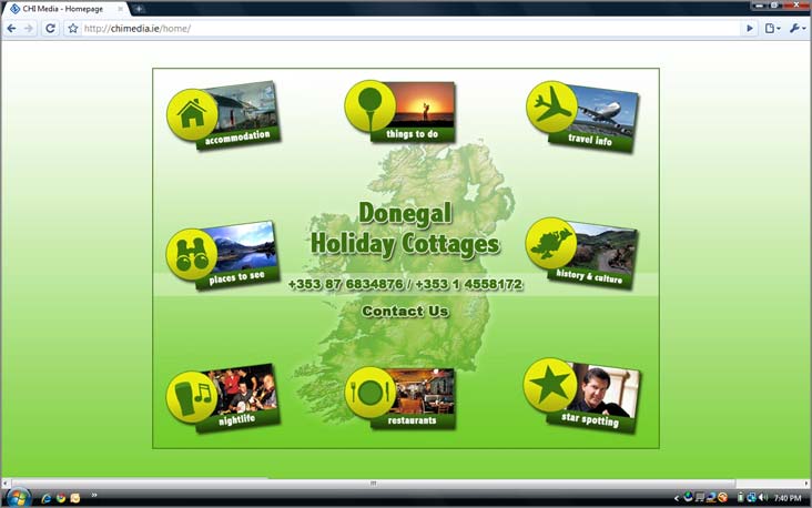 Donegal Holiday Cottages Screenshot